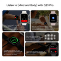 Cyber Goods Smartwatch Fitness Tracker with Bluetooth Calling